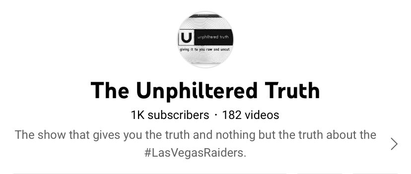 UnphilteredTruf's tweet photo. Step one has been achieved! Thank you all for the love and support! We love all of you! Saturday we celebrate 6/9pm!  #Raiders #Raidernation #Fighton #Unphilteredtruth https://t.co/g3dzMxwkOd