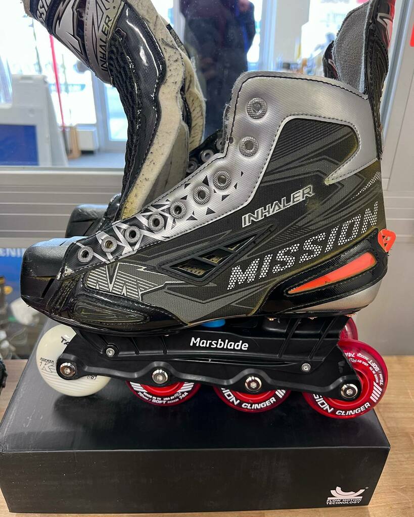 bsharpottawa's tweet photo. It’s that time off the year! We have @marsblade and @marsblade_rollerhockey chassis in stock here at #bsharpottawa.
#marsblade #rollerskating #hockey #rolling #ottawa #expertsknow https://t.co/5l5RLnidvs https://t.co/ktYCyuwIQy