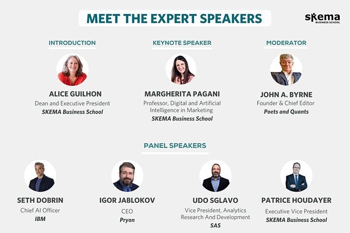 Looking forward to giving a keynote speech on Feb 24, 2022 at the “Artificial Intelligence for Business Education” Conference at SKEMA Business School USA  in Raleigh,  North Carolina! 

Registration is open here 👉 eventbrite.com/e/artificial-i…