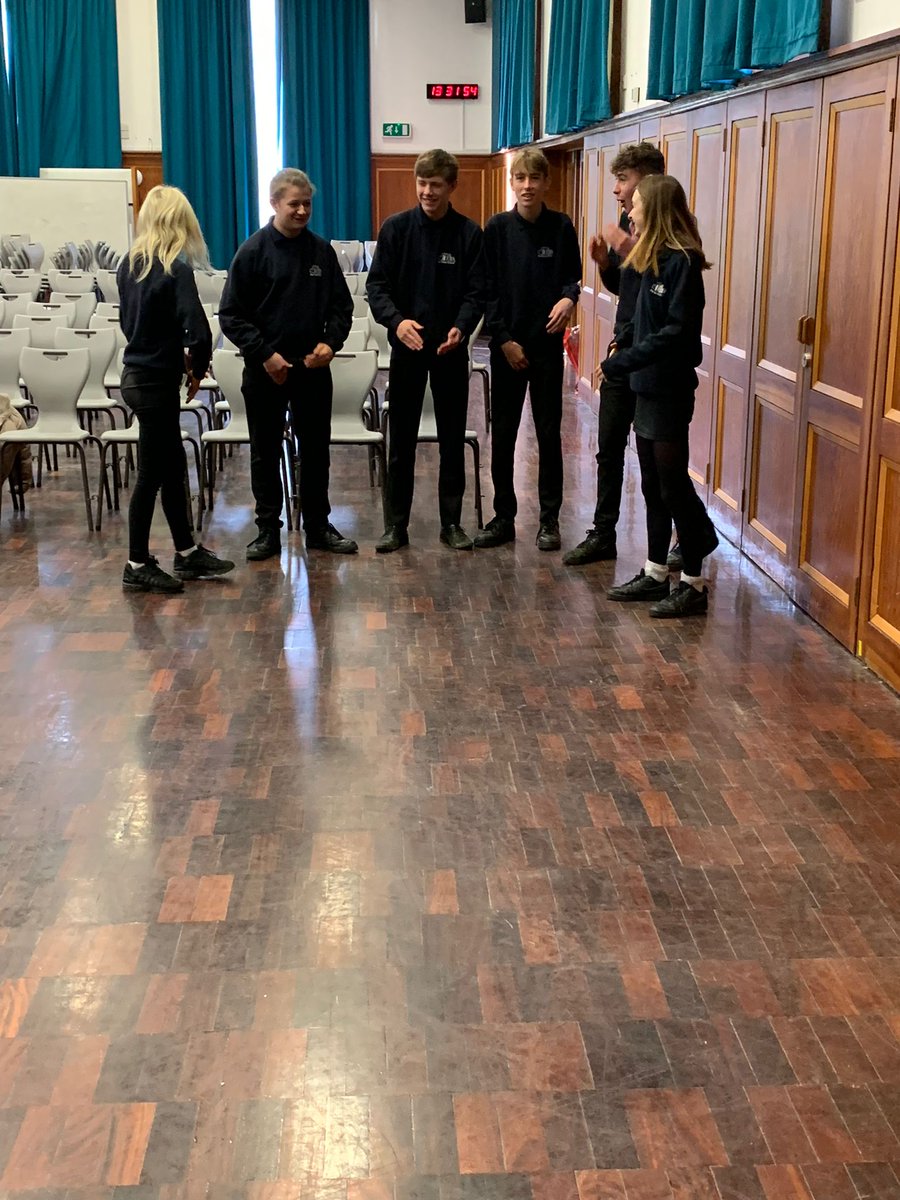 And here are our yr11's in their workshop with @Team_Splendid