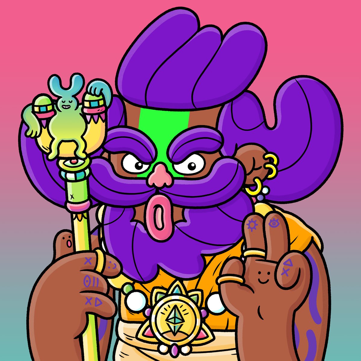 “Awaken and ready to shamanize the mertaverse”

#nfts #nftcollector #nftcollection #ShamaGang