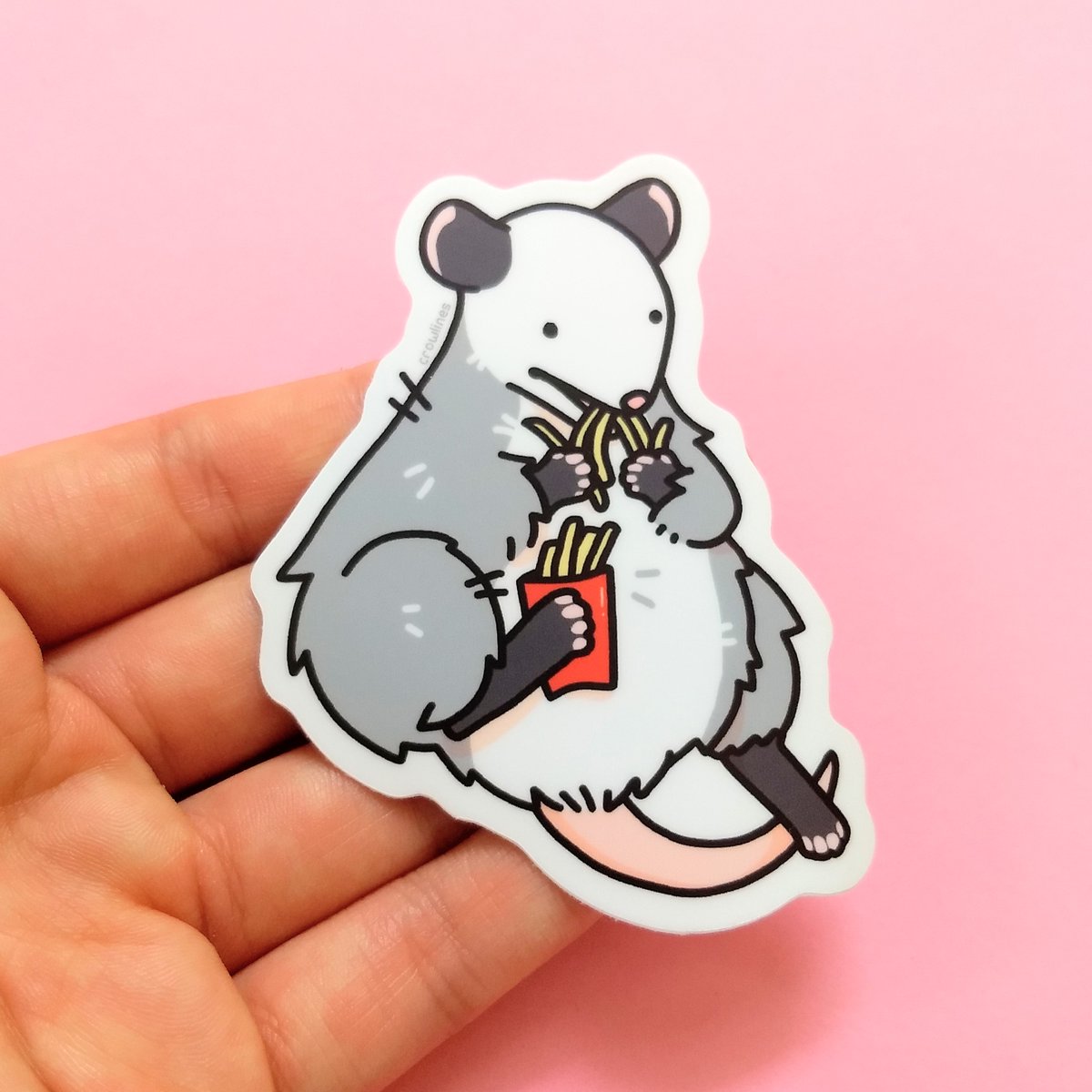 crowlines's tweet photo. For the opossum lovers: I got you https://t.co/mEqDKQFVsx