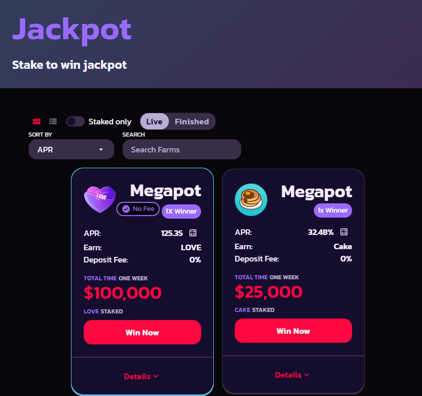 Lovepot_finance's tweet photo. Update: Working on design of Jackpot. Thanks for your patience! ❤️ https://t.co/m7CxrTv2UH