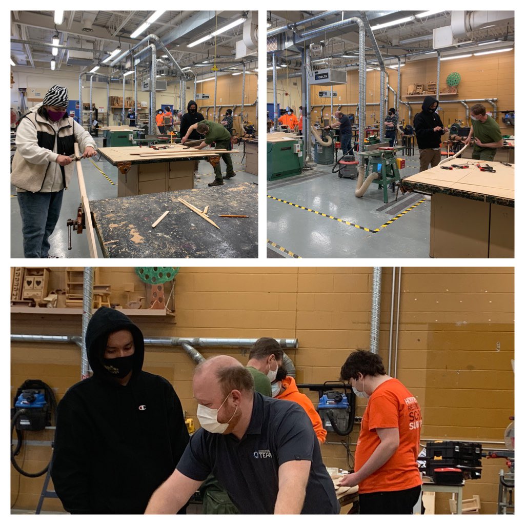 Thank you David Gamble for sharing the art of paddle making with AHS students - an amazing day!