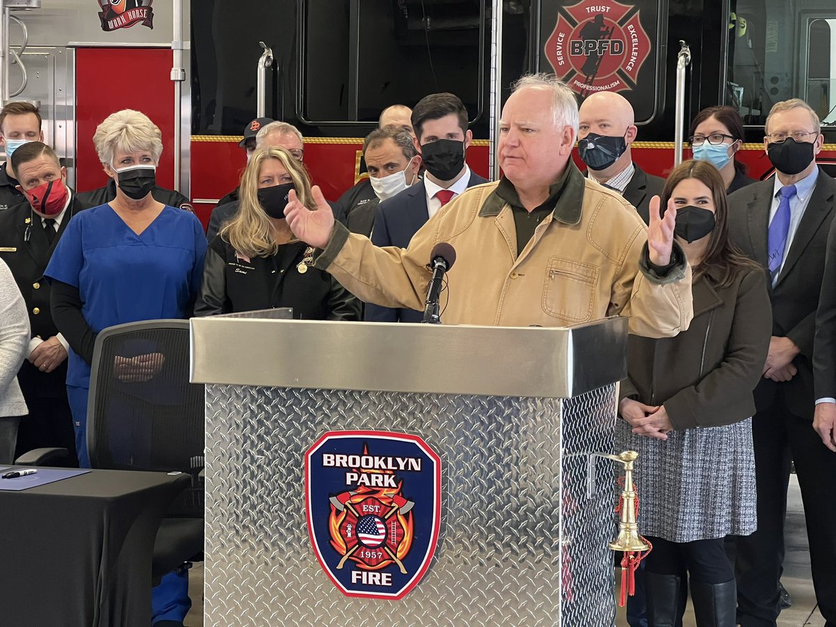 mnnurses's tweet photo. "This is what happens when a democracy can work right and its citizens make it very clear and ask us as elected officials to take care of those who are taking care of us.” -@GovTimWalz #mnelg https://t.co/uCRvkrQfbG