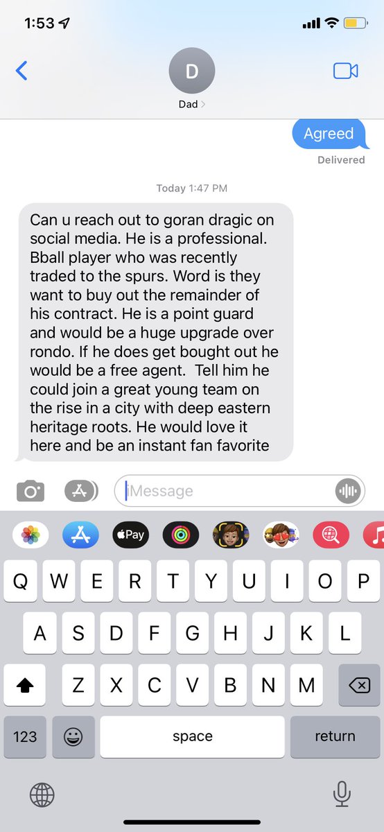 Shannon_DASH's tweet photo. .@cavs @Goran_Dragic My dad would like me to tell you both something 🗣 https://t.co/I04KLbnGCl