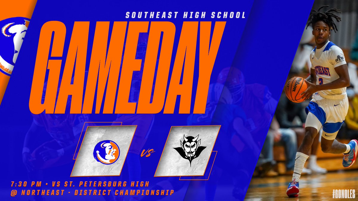 Tonight is the night❗️The SEMINOLES will compete in the district championship tonight at Northeast High versus St. Petersburg High 7 PM❗️ #GoNoles #BeLegendary