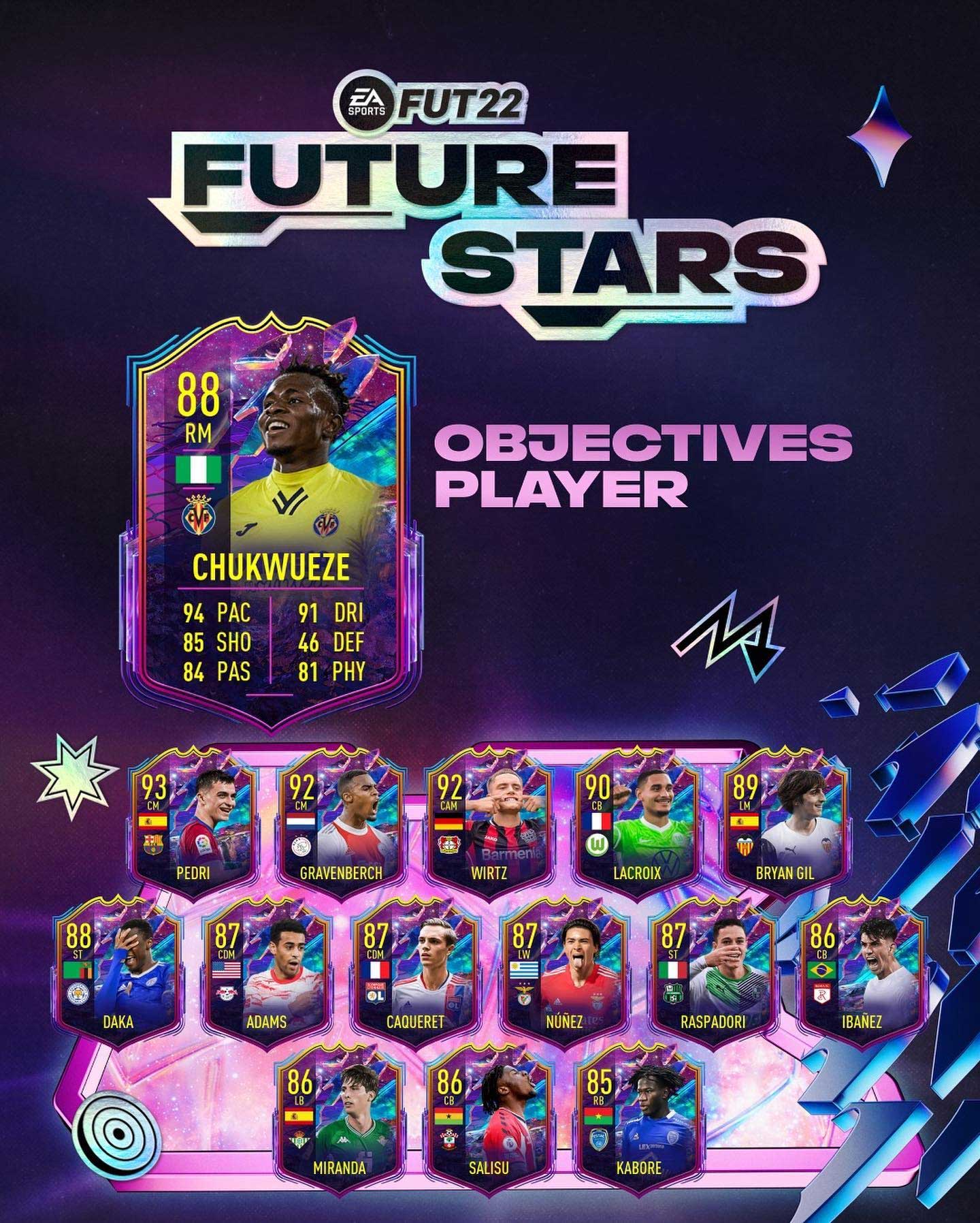 Fifauteam New Future Stars Players Objectives Gouiri Chukwueze T Co Pkegm7wiso T Co M8aiv1i3vw Twitter