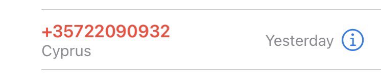 Ég hef pirrað mig á því að fá reglulega scam-símtöl frá Kýpur. En nú ímynda ég mér að þetta sé <a href="/hj_elite/">HJ elite (Hlynur Jonsson)</a> að hringja sjóðheitur frá Norður-Kýpur og ég fer strax í gott skap.