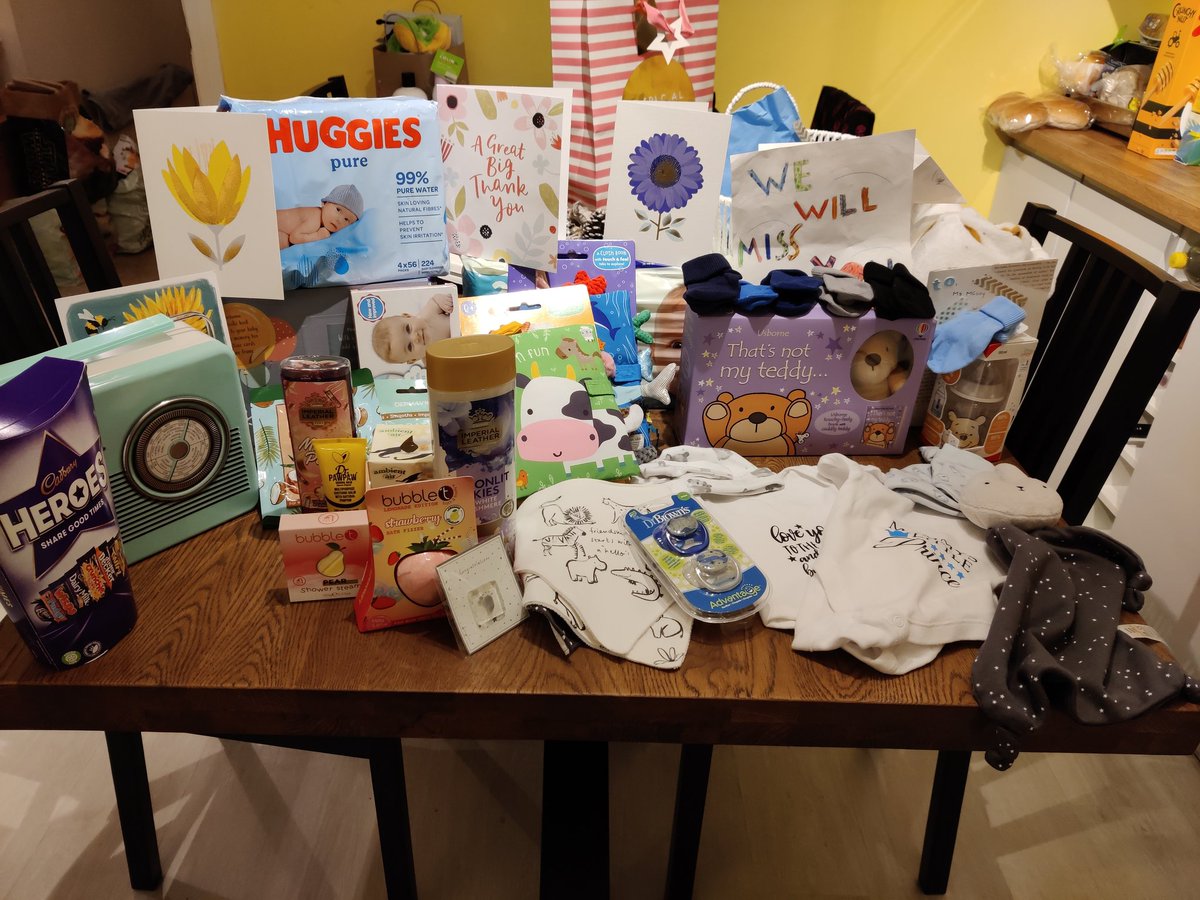 MsMcCoymaths's tweet photo. Super emotional day today! Last day in school for a while. The most thoughtful gifts from the amazing kids I teach! One very lucky teacher and bump!❤️ https://t.co/j8csmSvzCv