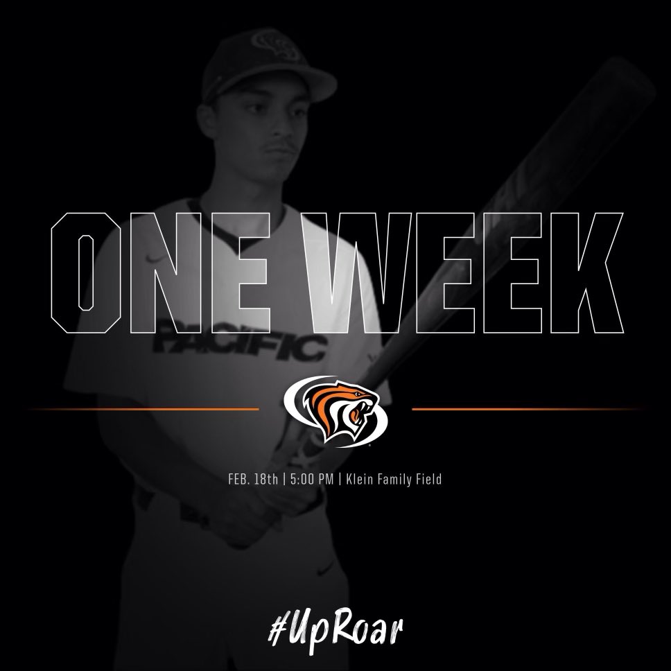 ☝️week
7️⃣ days

It’s almost time to welcome the fans back to Klein Family Field! Only 7 more 😴 until the Tigers are back in action against the University of Northern Colorado

To all of the fans, #WelcomeHome!

#UpRoar