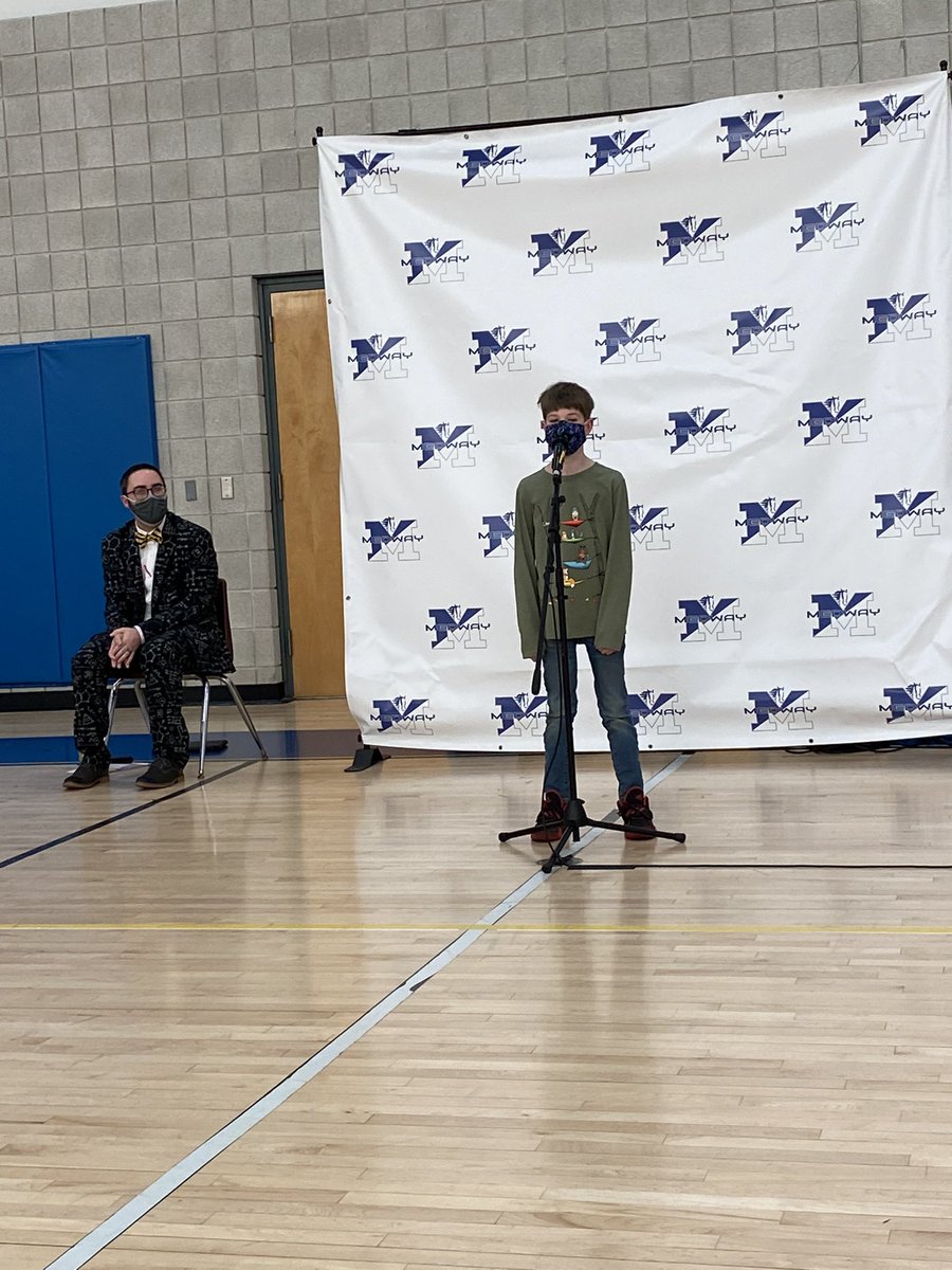 MrsSheroff's tweet image. So proud of Rhys for coming in 2nd place in our spelling bee!!! 🐝
