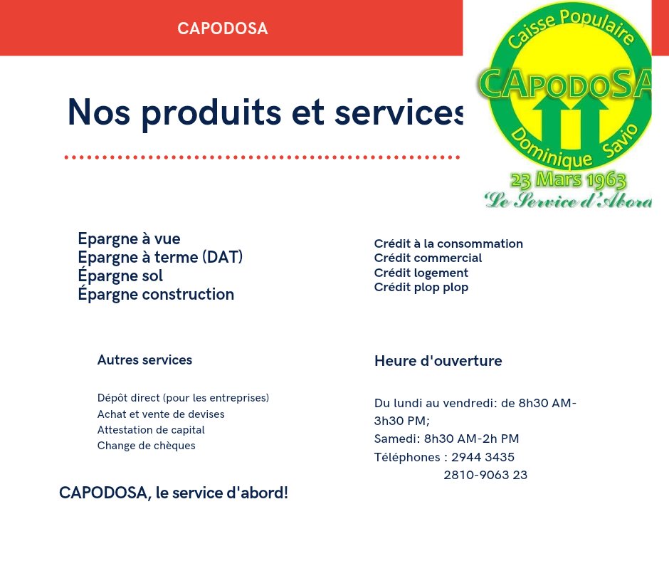 Caisse Populaire Capodosa tweet media