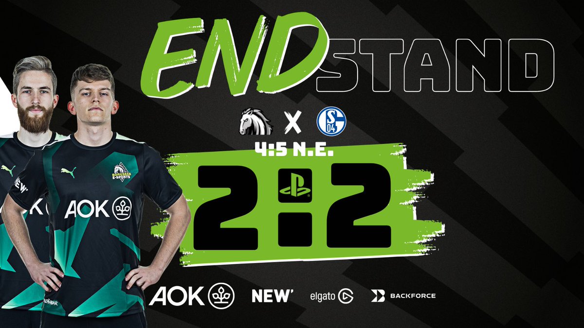 borussia_esport's tweet photo. …es tut einfach weh💔

Wir müssen uns @S04Esports mit 4:5 im Elfmeterschießen geschlagen geben. GGs🤝⚽️

@BMG_Jeffryy &amp; @bmg_lefti ➡️ Platz 3 in Week 1 #nottobad 💪

#borussia | #dieFohlen | #unzähmbar https://t.co/PzYATlLByQ