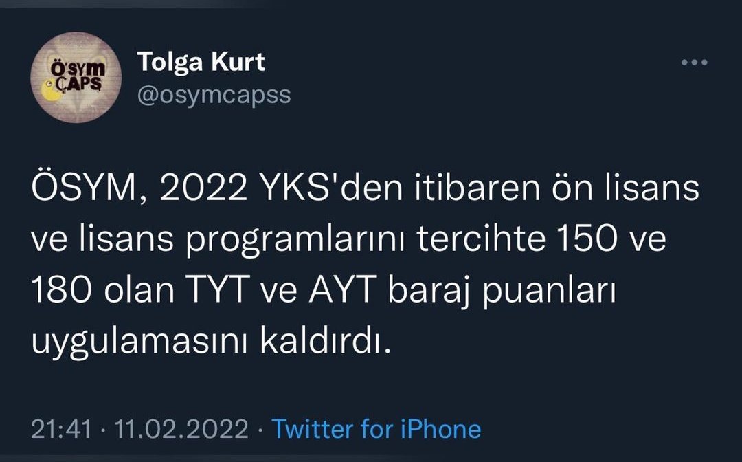 Ne yani şimdi herkes evine yakın üniversiteye mi yerleşecek? #yks2022