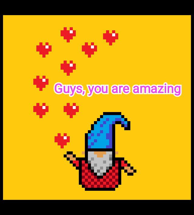 _fairypixels's tweet photo. Guys, thank you for 100 subscribers on Instagram.
https://t.co/jgdjylhY8t
#nft #nftart #nfts #nftcommunity #nftartist #nftcollectors #nftgallery #nftdrop #nftcollectibles #rarible #nftcollection #nftartists #nftnews #nftdrop #opensea #openseanft #polygonnft #pixel #pixelartNFT https://t.co/lbbNQQX4Vy