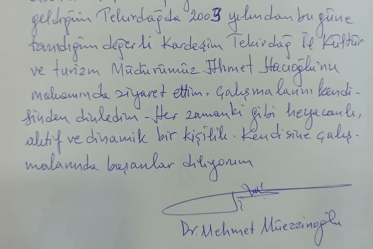 Geçmiş dönem Sağlık Bakanımız Dr. Mehmet Müezzinoğlu’nu Yahya Kemal Beyatlı Kültür Merkezinde ağırlamanın gururunu yaşadık. Değerli Bakanımıza, ziyaretlerinden dolayı teşekkür ederiz. #TekirdağİlKültürveTurizmMüdürlüğü #YahyaKemalBeyatlıKültürMerkezi @MuezzinogluDR