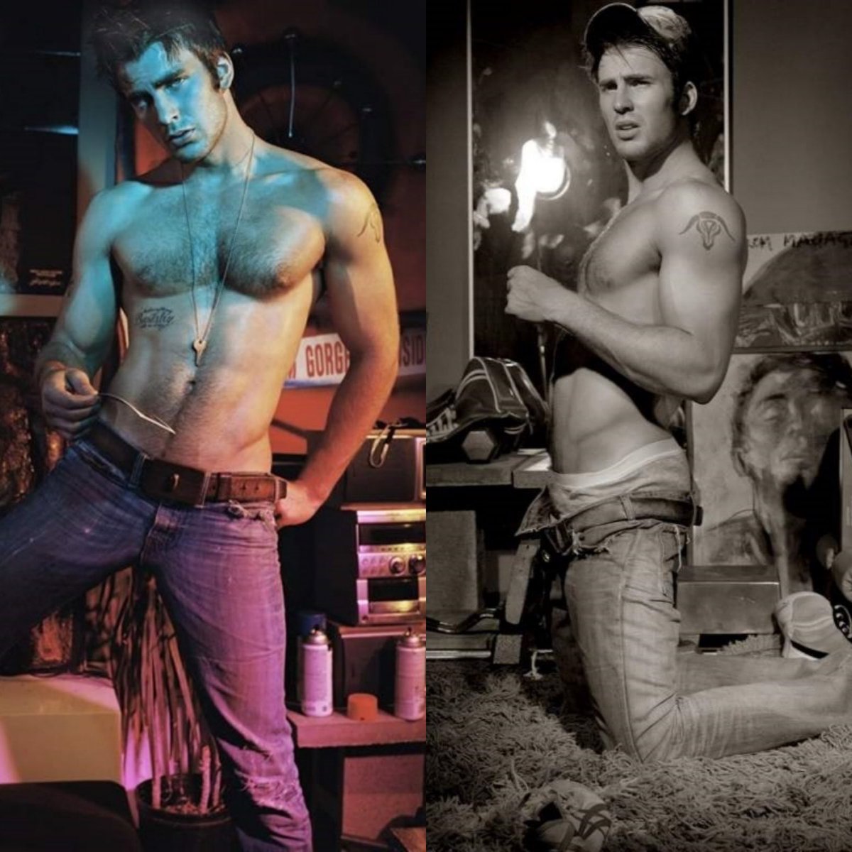 forever in awe of chris evans' flaunt magazine shoot.