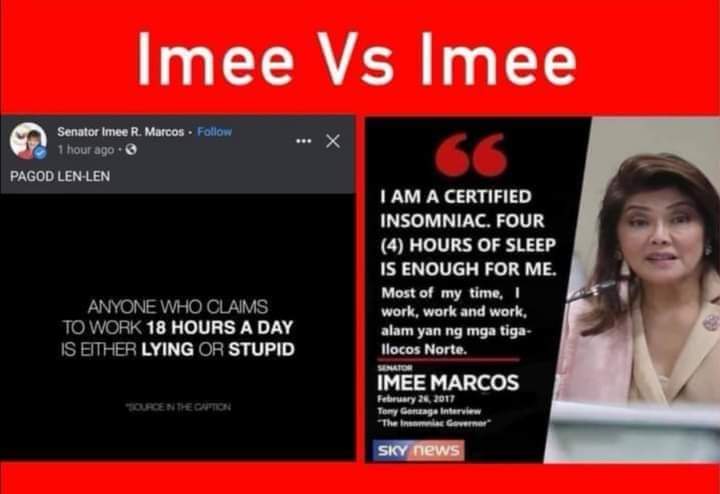 iamryan200316's tweet photo. Sino ang sinungaling imee??? https://t.co/En3RY53MWt
