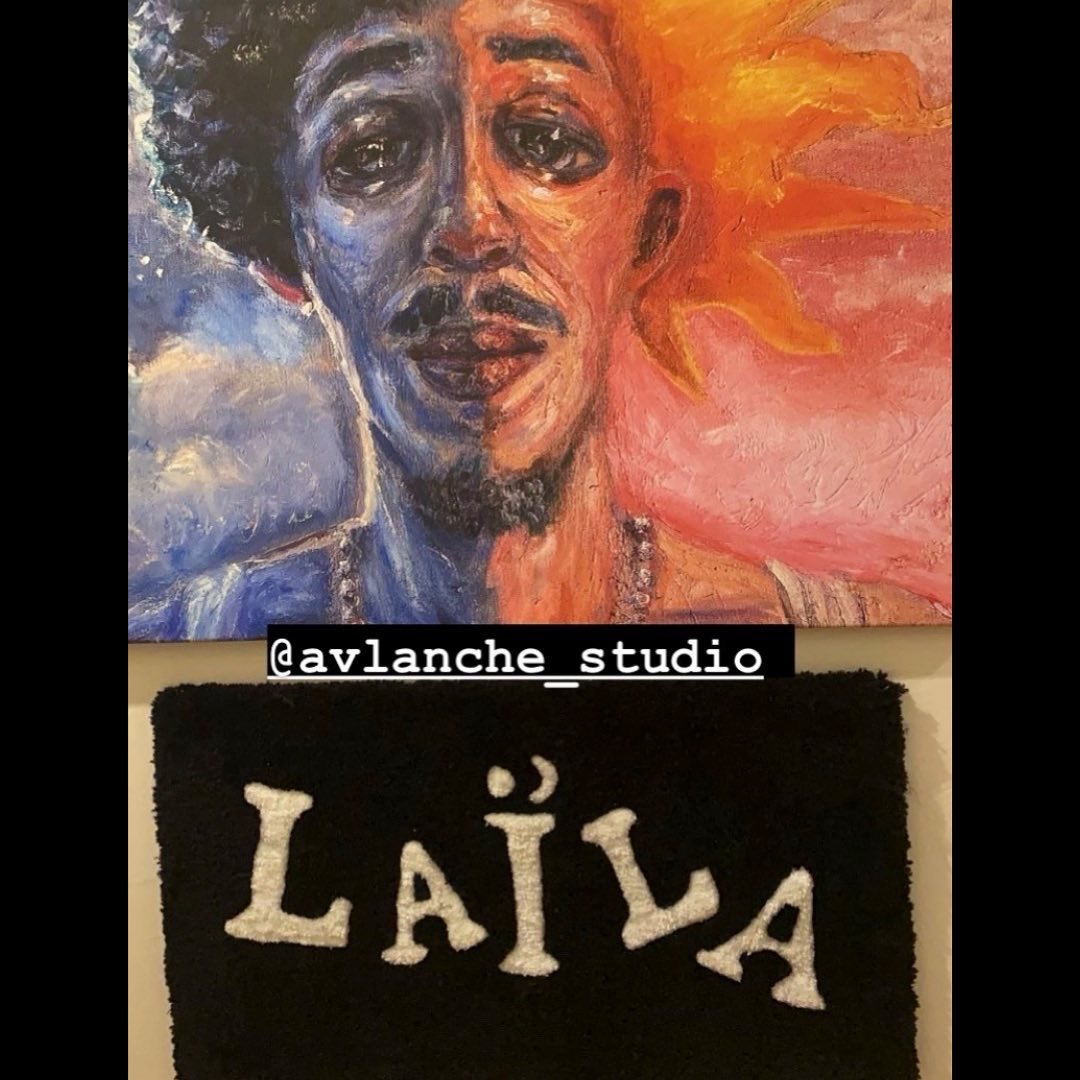 Constant_Fossey's tweet photo. Tapis « LAÏLA » pour @Khaligidilit 

Très fier de voir mon travail en dessous de cette cover incroyable ! ✨

Merci @Khaligidilit @nielsixxi 🙏 https://t.co/3HBgZRtHoV