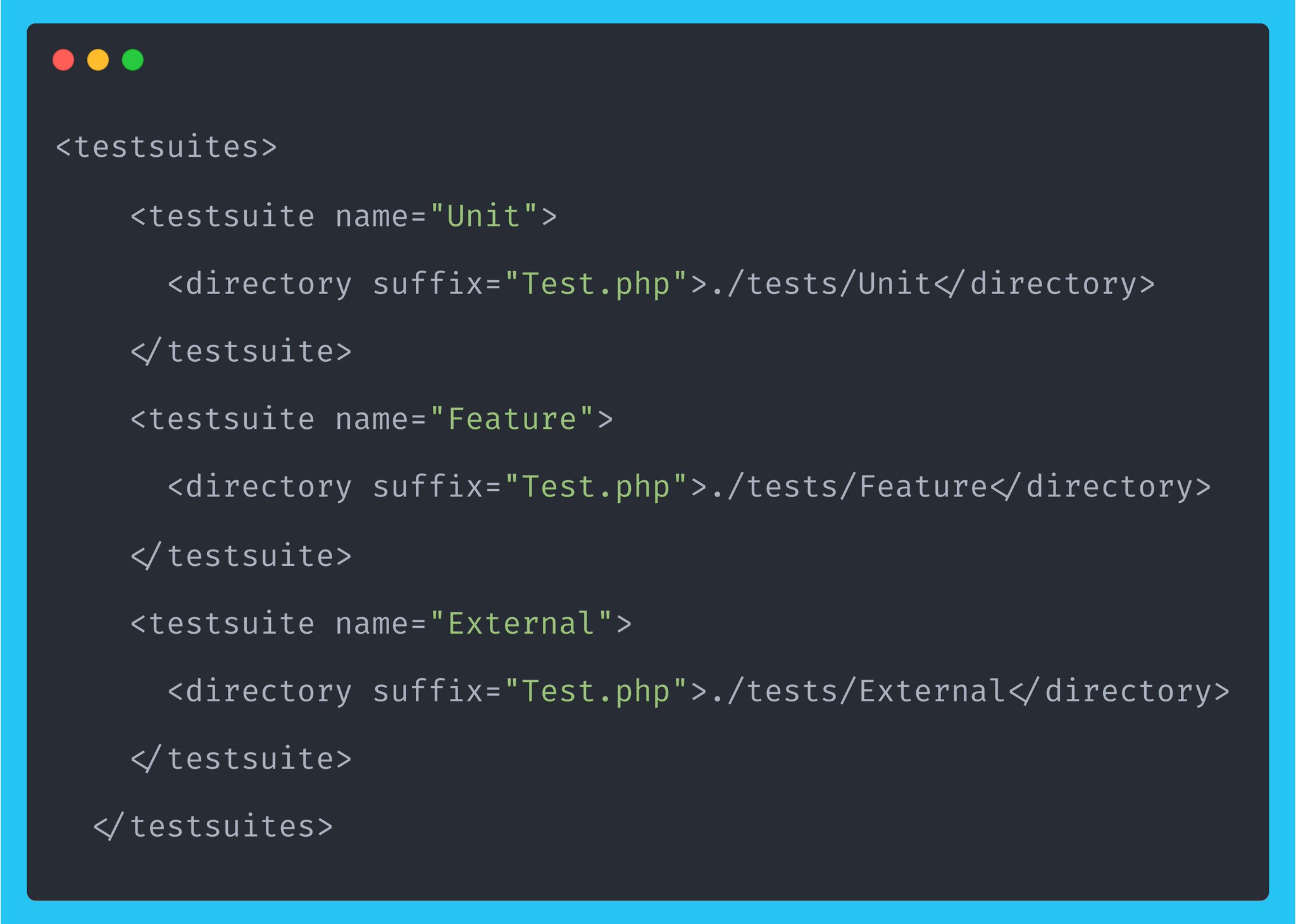 Move tests to separate test suites