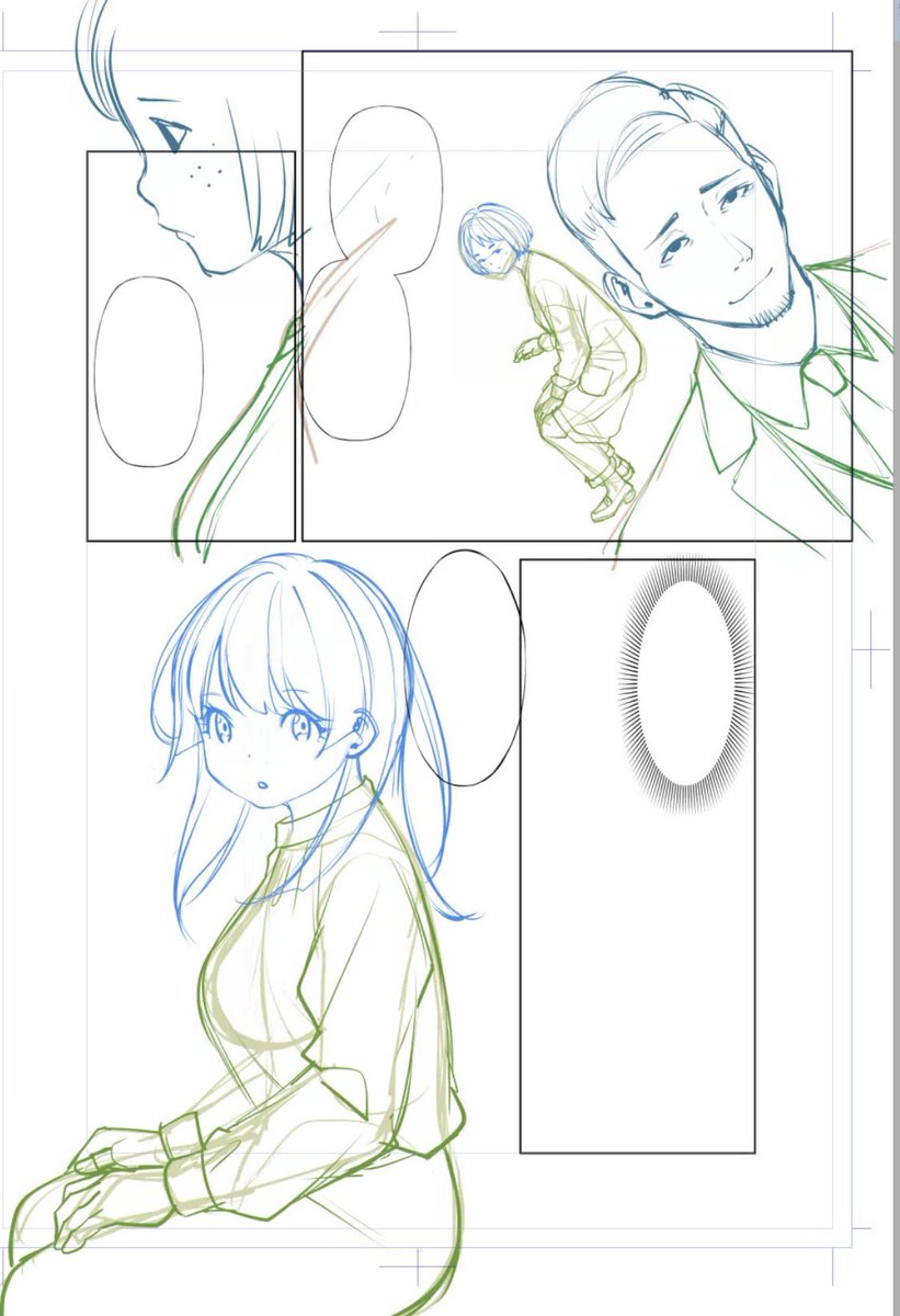 下書きって意外と時間かかります 裸から服着せてるからなー ふくしま正保 まんが連載中 の漫画 下書きって意外と時間かかります 裸から服着せてるからなー ふくしま正保 まんが連載中 の漫画