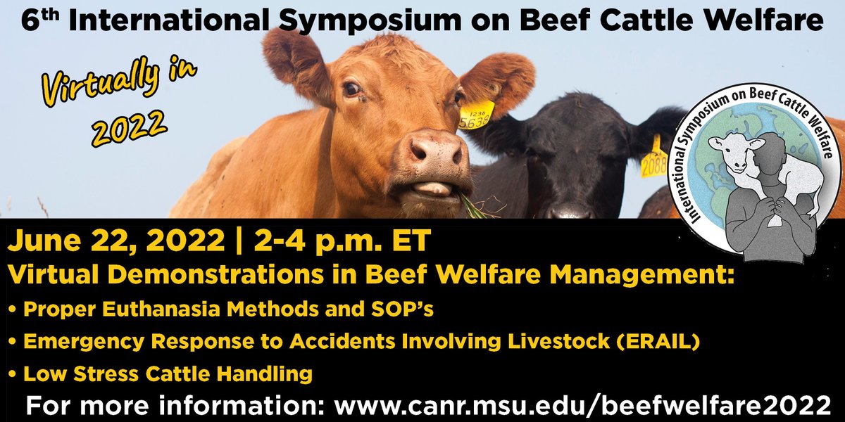 BeefWelfare's tweet photo. Another session in the books! One more to go! If you haven’t already, be sure to register for our LAST webinar! https://t.co/HdW1FjeWXL