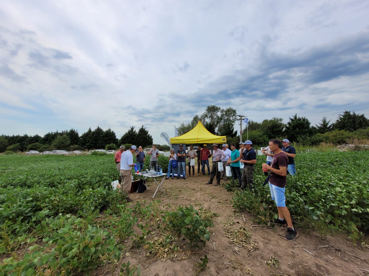 miguelsecone's tweet photo. Linda jornada en Zavalla. Con @Syngenta_ar . Nos capacitamos en plagas y enfermedades en soja y como tratarlas. Además se presentó #tekarium un producto excelente con múltiples soluciones para las plagas del cultivo. @massemillasein1 https://t.co/huj0j3JXDl