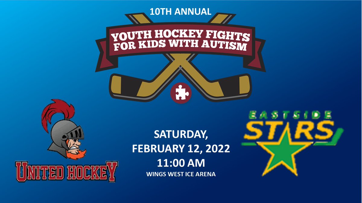 schshl's tweet photo. As part of the #hockeyfightsautism event on Saturday, we are streaming all of the games.

If you can't make it to the rink, don't miss the game!

@LNSPORTS @KCentral_Sports  @goeastsidestars

https://t.co/eZgvIy6db4 https://t.co/ePqk3bJMU6
