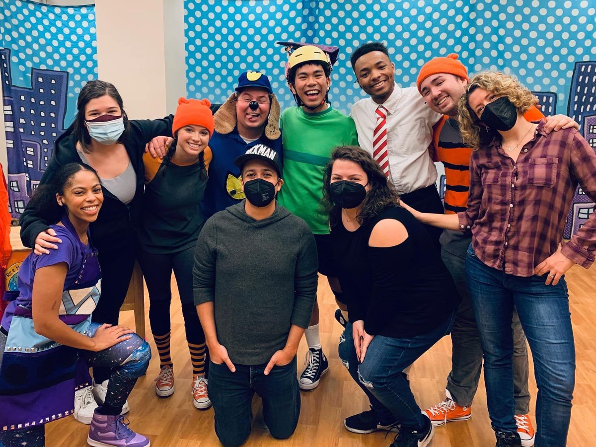 bradlib's tweet photo. And then @Lin_Manuel brought his son to a final rehearsal of my and @kevindelaguila's show DOG MAN: THE MUSICAL before it hits the road!!! 😱 Tour schedule: https://t.co/boatP3KrZ4 🚙 #dogman #musical #dogmanthemusical #musicaltheatre #linmanuelmiranda #OMG https://t.co/E3YKZA7aUN