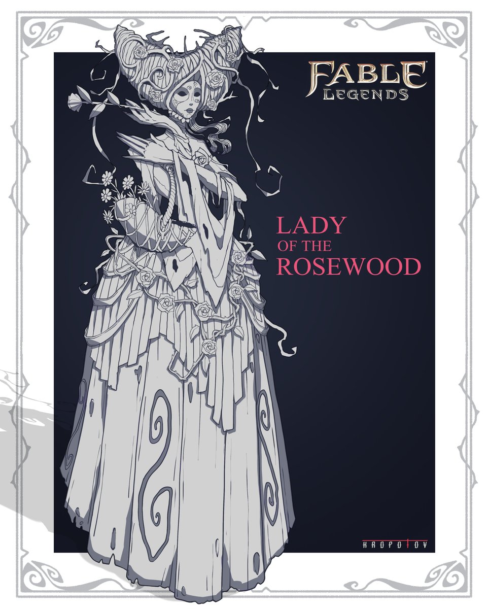kropotov_blog's tweet photo. I'm making a drawing for Valentine's Day!
The inspiration for this work was a character from the cancelled game Fable Legends - Lady of the Rosewood. 

Have you already prepared gifts for your loved ones?❤️

#Fable #FableLegends #GameArt #CoverArt #FableGame #XboxSeriesX #Xbox https://t.co/I7DjVbsRbu