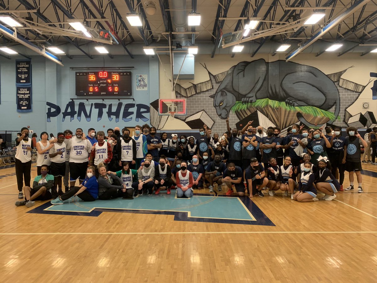 AthleticsPshs's tweet photo. Shout out to the Unified team for their win over Forest Park today! Great game for both teams! 🏀 https://t.co/0b2zAF0iqo