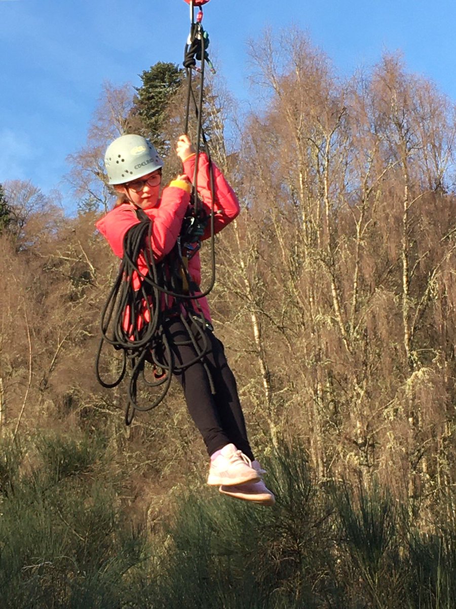 The last day at Dalguise. Zip wire fun. Well done everyone for making it such a succesful trip.