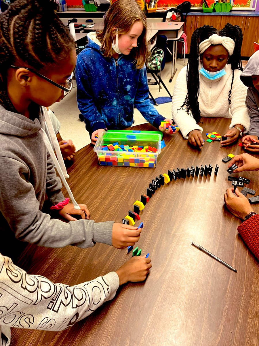 MrAstrike's tweet photo. Today in science we took energy into our own hands!  Dominoes and tiles helped us understand the effect height has on an objects potential energy. #cpsbest #WeBelieveinBRE #science https://t.co/iqtBURUnwo