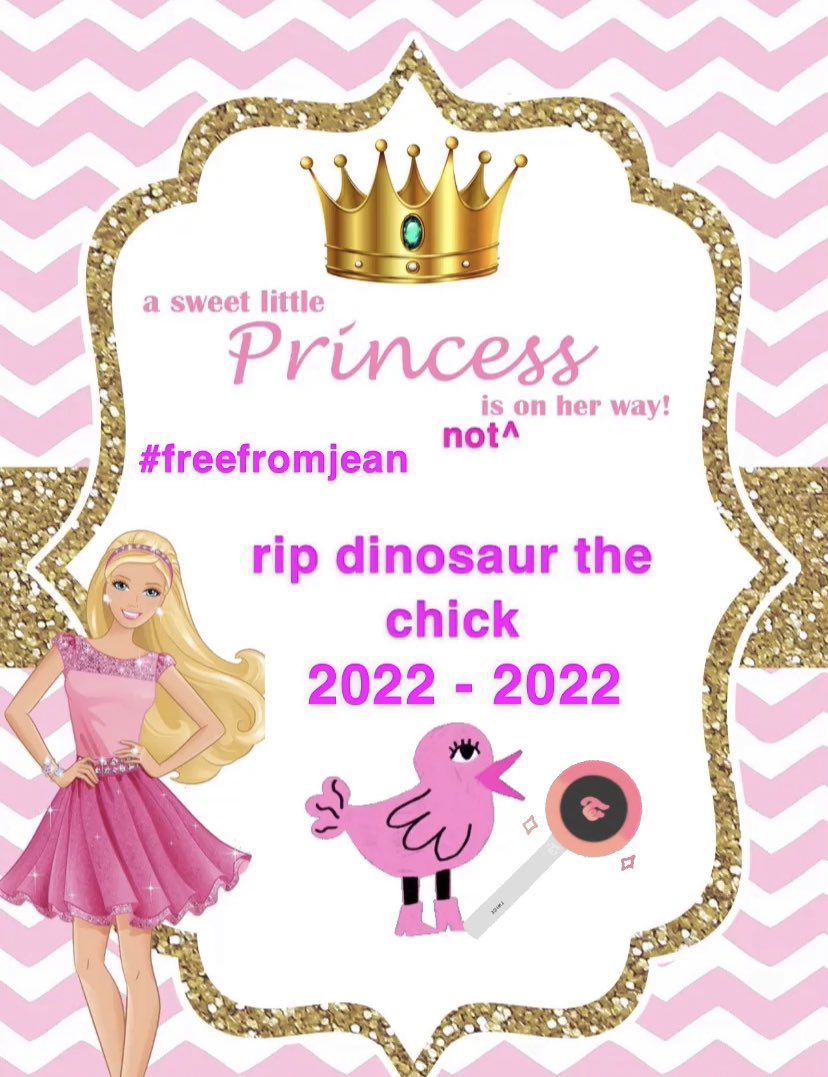wenrisdrop's tweet photo. rest in pieces little dinosaur #flyhigh
#jeanthebadmother #gingerchick https://t.co/UXn9A0WNgu