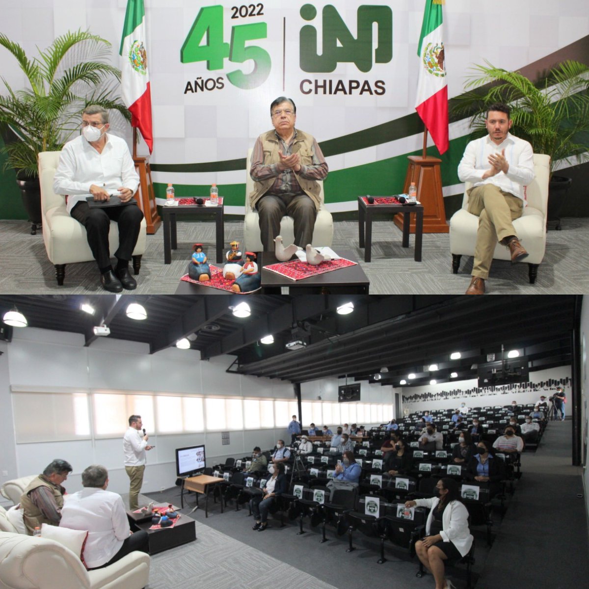 En representación del Director General del <a href="/ConocerMx/">Conocer MX</a> <a href="/Roronava/">Rodrigo A. Rojas N.</a> participé en la ponencia sobre la importancia de certificar a los servidores públicos y en la entrega del reconocimiento al <a href="/IapChiapas/">IAP CHIAPAS</a> por ser la ECE con mayor certificación en el estado.