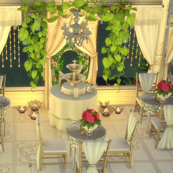 hi11aryyyy's tweet photo. My #SmallSimsieShell entry 🌴💍
couldn't help but build a wedding venue with all the excitement for the new pack. The views on this lot are beautiful 😍 #ShowUsYourBuilds #sims4 https://t.co/pSBj5E5BVO