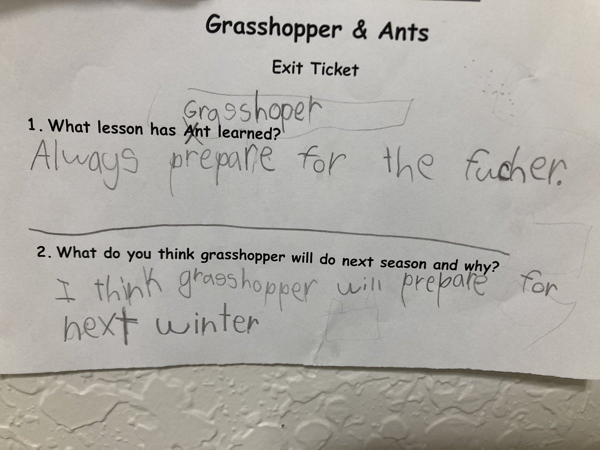 My 7-year-old understood the main idea, but we’re still working on spelling. Good advice either way.