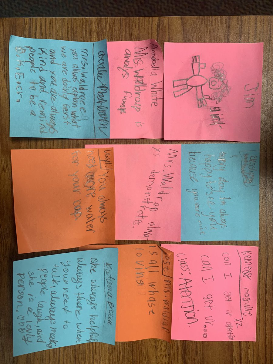 I can’t think of a better way to end my Friday! I asked my students to write down one thing that I say or do a lot. 😂😂😂 These are phenomenal! Happy Friday! ❤️ #teachertwitter #Friyay