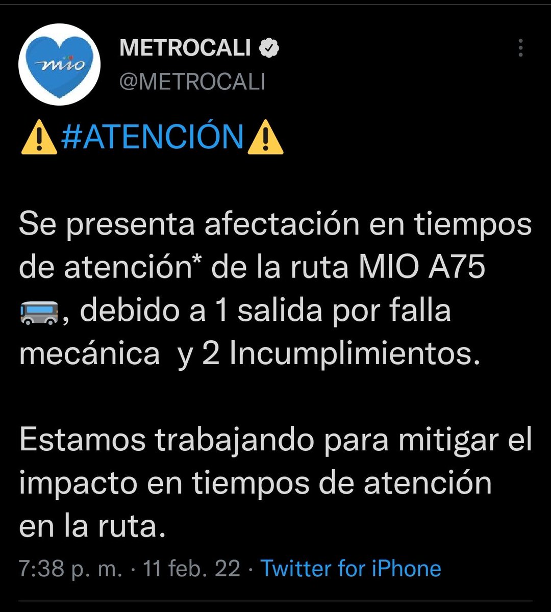 La  A75 Afectada por incumplimientos y falla mecánica de vehículo.