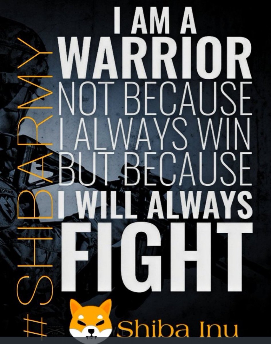 RamonChinea8865's tweet photo. SHIB WARRIORS NEVER QUITS WE KEEP BUYING THE DIP! AND WE HODL! https://t.co/0nGEbRNJGt