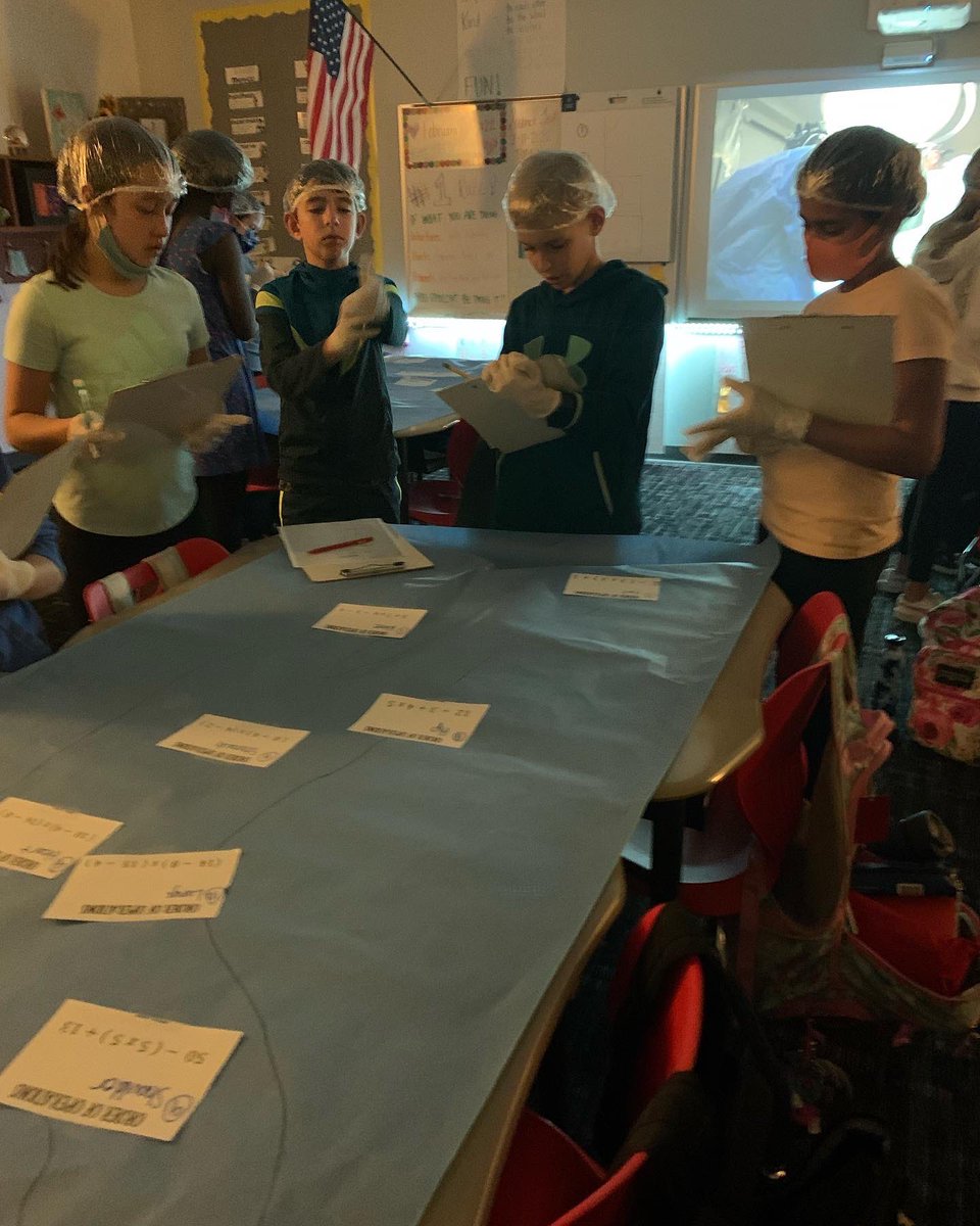 Icenhower4VAISD's tweet photo. Today was “Operation Day”!! We practiced solving problems using the Order of Operation to make sure our patients were well taken care of! Our math strategies proved that we were successful surgeons!! #ThePrestonPride #PESyear5 #wedomath https://t.co/71nHeHAUo4