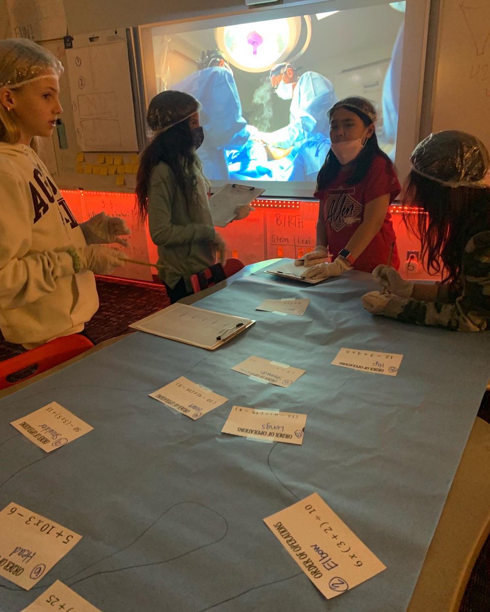 Icenhower4VAISD's tweet photo. Today was “Operation Day”!! We practiced solving problems using the Order of Operation to make sure our patients were well taken care of! Our math strategies proved that we were successful surgeons!! #ThePrestonPride #PESyear5 #wedomath https://t.co/71nHeHAUo4