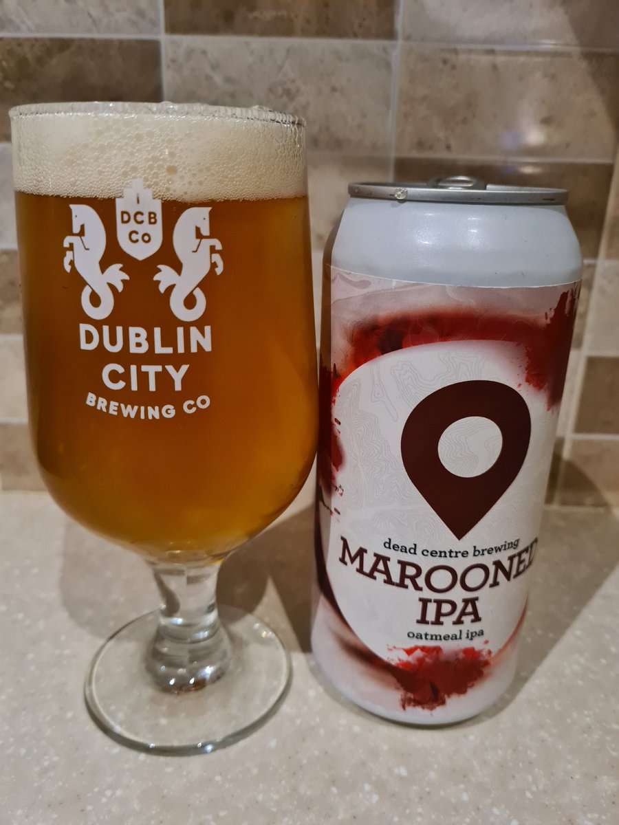DramsNot's tweet photo. Next up tonight: Marooned IPA #OatmealIPA. A lovely sup #FridayNightDram https://t.co/0CUyj6Ykjb