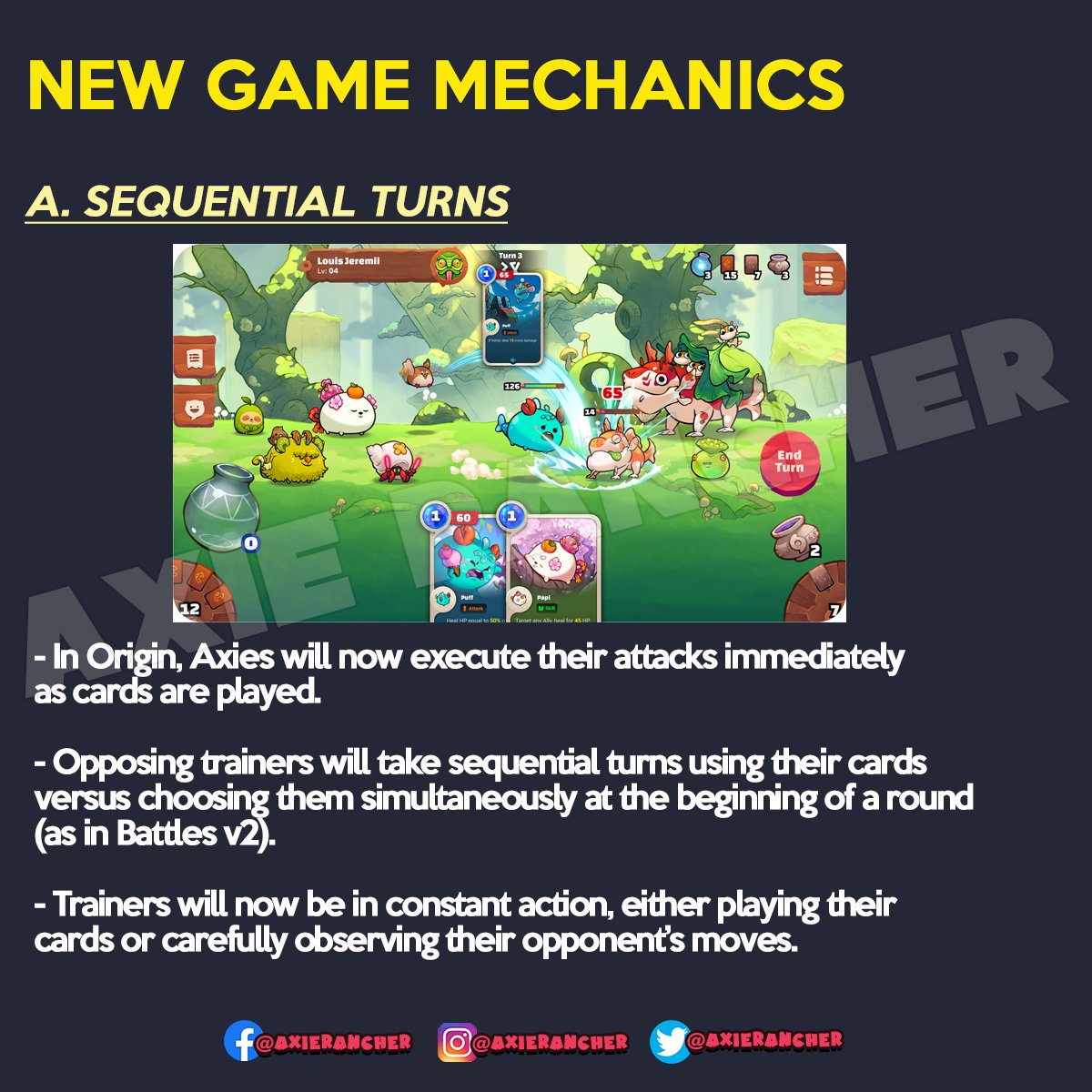axierancher's tweet photo. Axie Infinity: Origin (Battles V3) is fast approaching!  It will have brand new interfaces, game mechanics, art, special effects, storylines, and an expansive onboarding experience.

@AxieInfinity #AxieInfinity #AxieInfinityUpdate
#AxieRancher https://t.co/HhpmznfuYZ