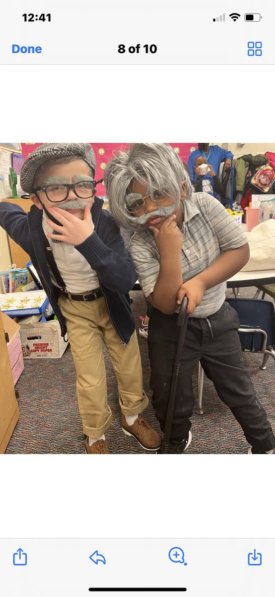 Sandalwood_BCPS's tweet photo. Today we are 100 days smarter and quite possibly 100 years old ๐ The Ss and Ts and their outfits were adorable and on point. So creative and so much fun!!! #100thday #moralebooster #mastersofdisguise @EricWilson42 @kellprice14 @MrsValAlexander https://t.co/E9j2D2niQE