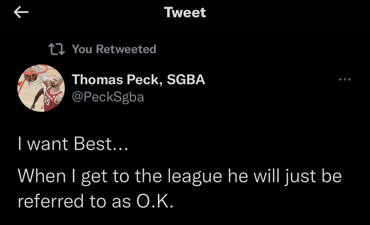 BestKameron's tweet photo. @txpeckii Man you are finally in the SGBA and I couldn’t wait. There’s something been bugging me for a while now and I’m sure you can remember this tweet you put out I just want to know are you going to hold up or fold up when we play. https://t.co/6JqhNQrYVe