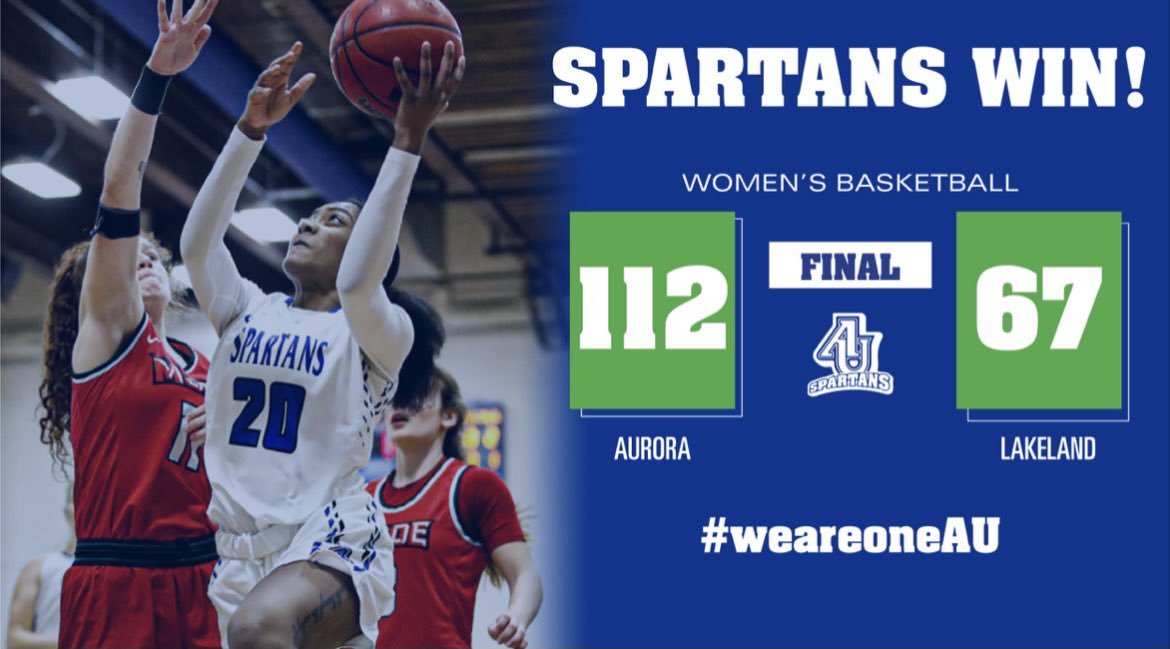 🚨 SCHOOL RECORD 🚨 Spartans WIN!! AU sets a school record for points in a game with 112, breaking the previous mark of 111 set in 1996.