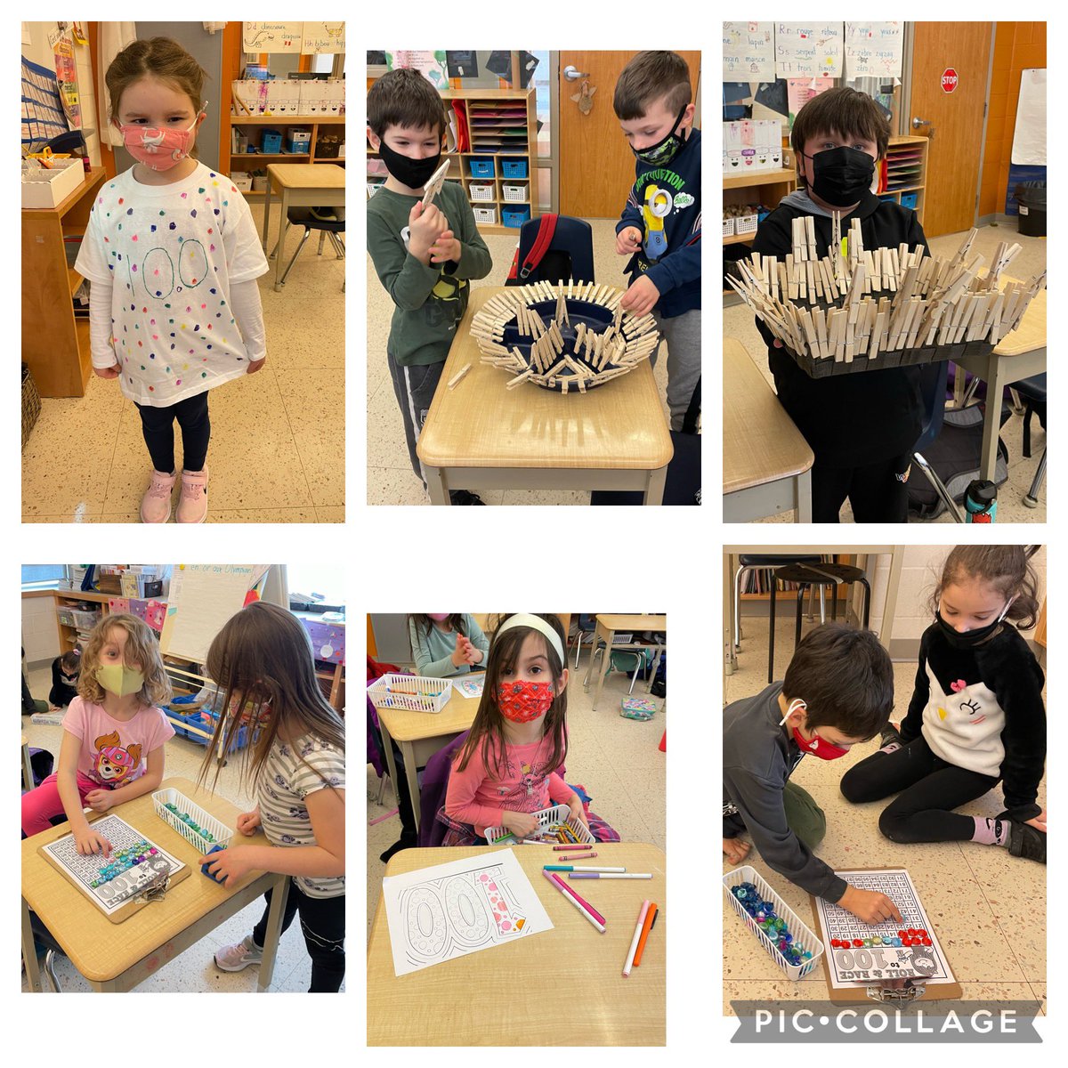 lindacinelli1's tweet photo. 100 days festivities are underway @madonnaroar counting, building, colouring, and more creating yet to come. https://t.co/34AOYGDjDr