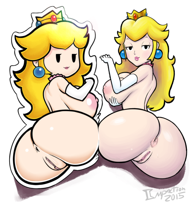 Paper mario peach hentai